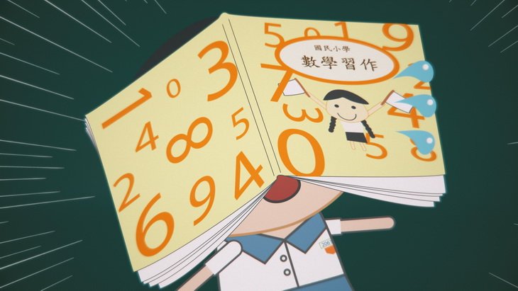 媽媽把功課砸到奇奇頭上