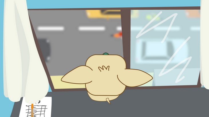 喵喵狗在窗邊搖搖欲墮